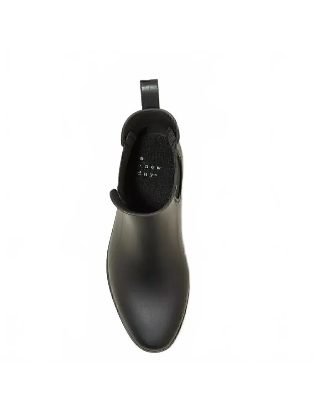 A New Day Waterproof Chelsea Rain Boots Black